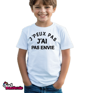 T-shirt je peux pas j'ai pas envie