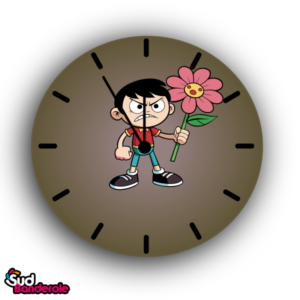 homme avec une fleur