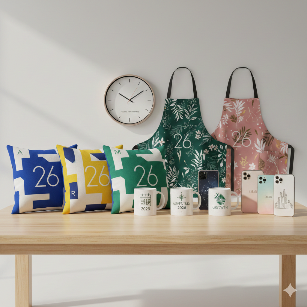 objets personnalisés coussins tasses tabliers horloges coques