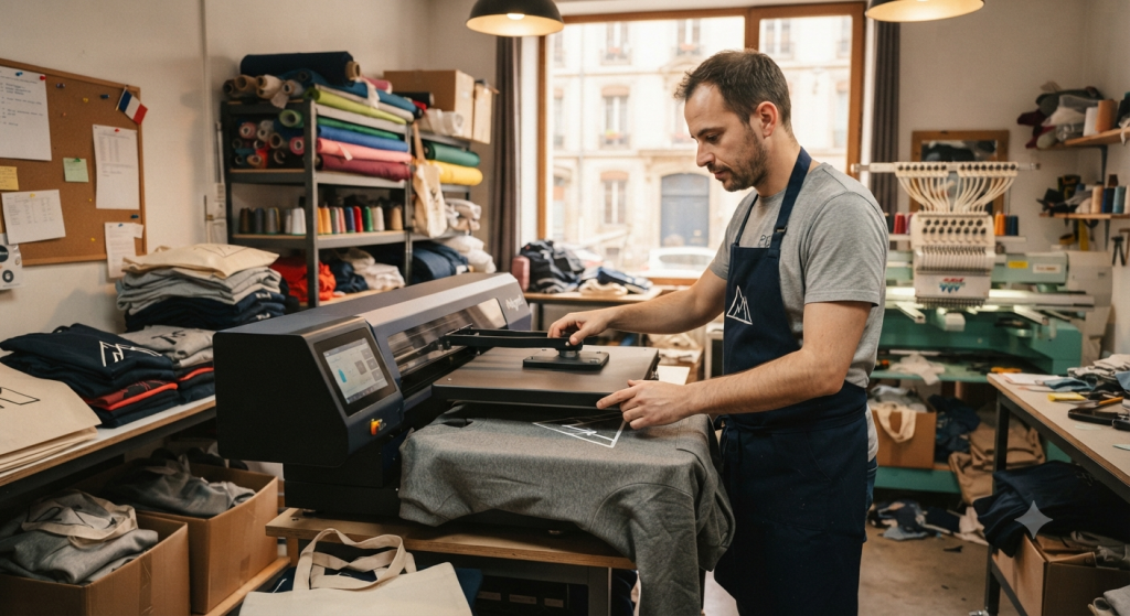 atelier textile français impression vêtements personnalisés qualité professionnelle