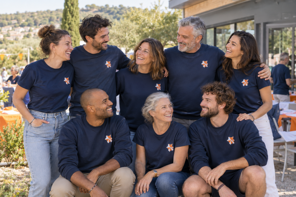 T-shirt, sweat, polo, casquette et tote bag personnalisés pour un club